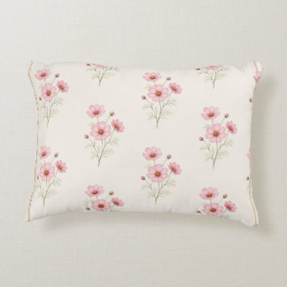 Oktober-Geburtsblumen-Kissen-Druck, Cosmos-Druck Dekokissen