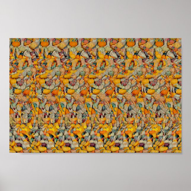 Oktober Geschenke - Versteckter 3D-Druck Poster (Vorne)
