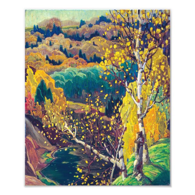 Oktober Gold | Franklin Carmichael | Fotodruck (Vorne)