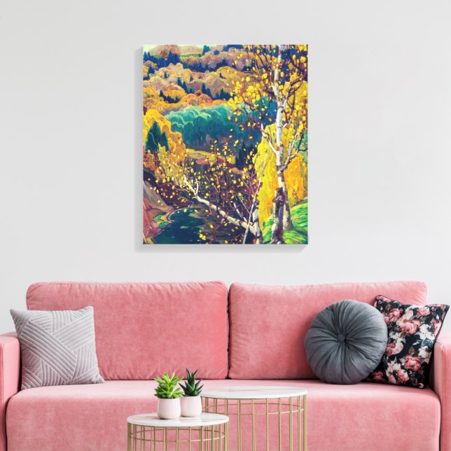 Oktober Gold | Franklin Carmichael | Leinwanddruck (Insitu (Wohnzimmer))