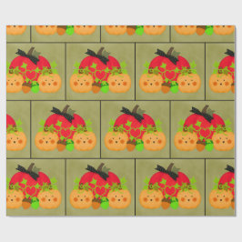 Oktober Halloween Brautparty Wrapping Paper Geschenkpapier