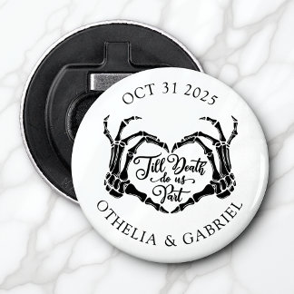 Oktober Halloween Hochzeit Flaschenöffner