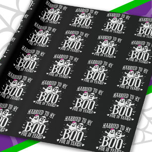Oktober Hochzeitsfeier 18. Jahrestag Geschenkpapier