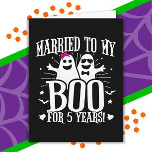 Oktober Hochzeitstag Lustiger 5. Hochzeitstag Karte