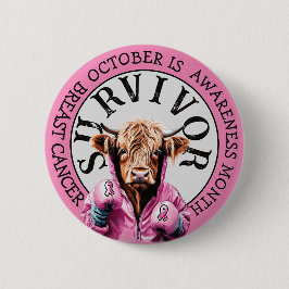 Oktober ist Brustkrebs-Bewusstseinsüberschätzung Button