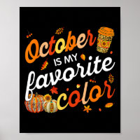 Oktober ist mein Lieblingsfarben Herbstlaub Herbst