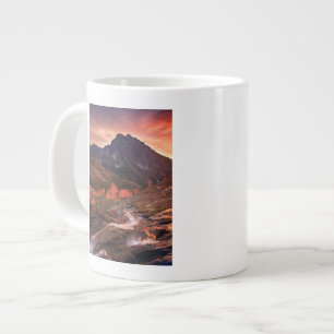 Oktober-Licht auf Scheinwerfer-Becken Jumbo-Tasse