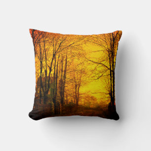 Oktober Nachglow John Atkinson Grimshaw Kissen