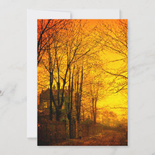 Oktober Nachglow John Atkinson Grimshaw Save The Date