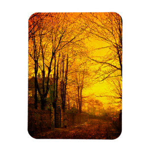 Oktober Nachglühen John Atkinson Grimshaw Magnet