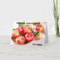 Oktober National Apple Monat
