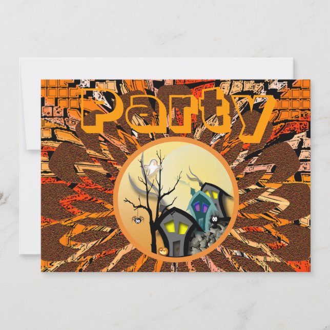 Oktober-Party Einladung (Vorderseite)