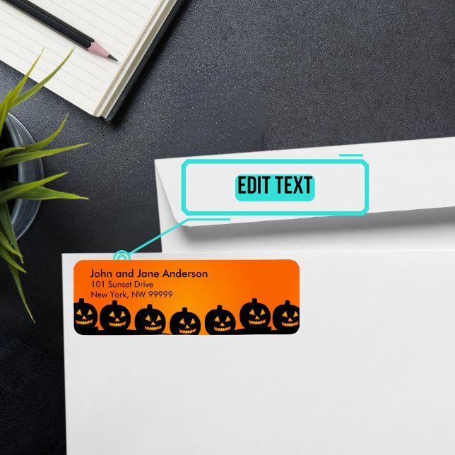 Oktober - Personalisierte Adresse (Please enjoy our mailing labels. There is one for every month.)