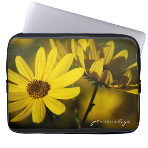 Oktober-Sonnenblume-Elektronik-Tasche Laptopschutzhülle