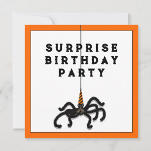 Oktober Überraschendes Party Einladung
