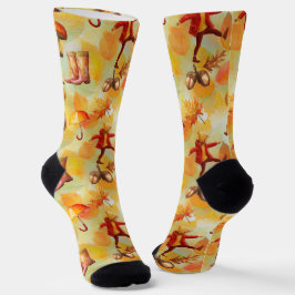 Oktober und November Socken
