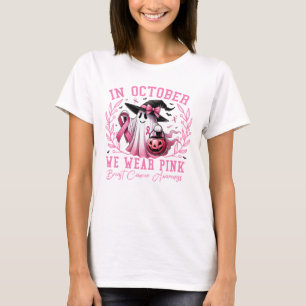 Oktober Wir tragen den T - Shirt der rosa Frau