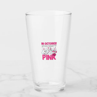 Oktober Wir Tragen Rosa Krankenpfleger Brustkrebs- Glas