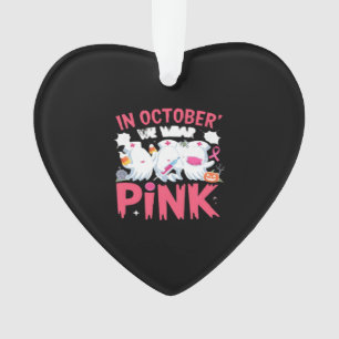 Oktober Wir Tragen Rosa Krankenpfleger Brustkrebsb Ornament