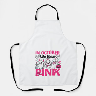 Oktober Wir Tragen Rosa Krankenpfleger Brustkrebsb Schürze