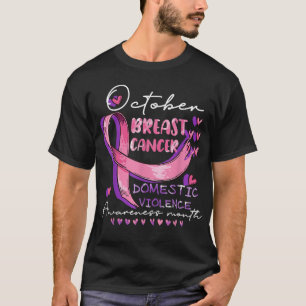 Oktoberauszeichnungen für häusliche Gewalt und Bru T-Shirt