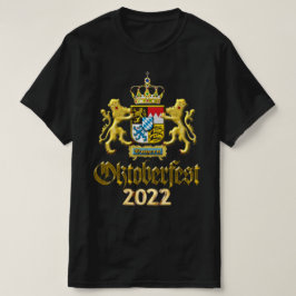 Oktoberfest 2022 Bayerischer Wappen T - Shirt