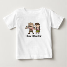 Oktoberfest, Baby-feiner Jersey-T - Shirt