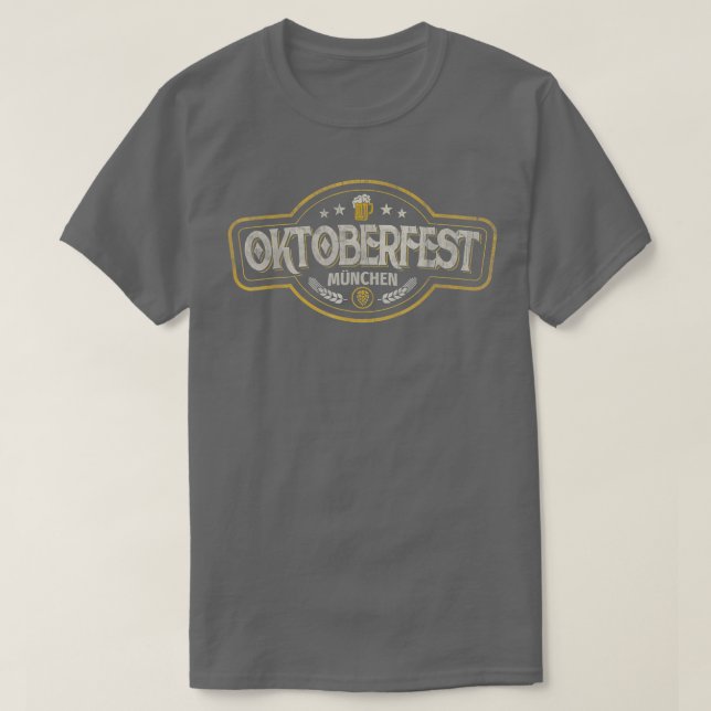 Oktoberfest Bayern München Deutsches Bier trinken T-Shirt (Design vorne)