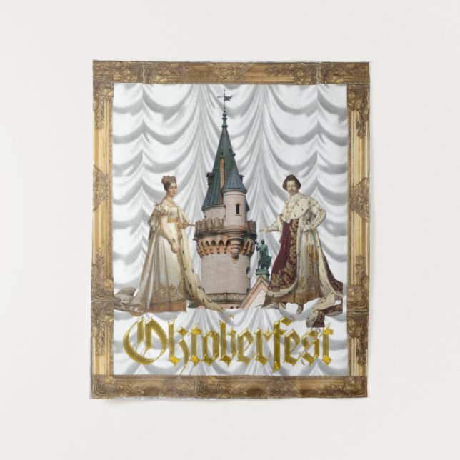 Oktoberfest Bayrisch Wandteppich (Vorderseite)