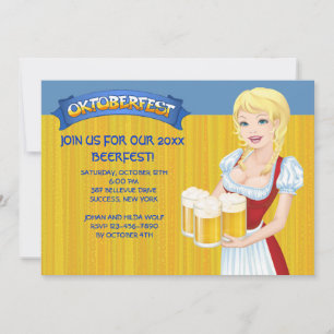 Oktoberfest Beerfest Einladung