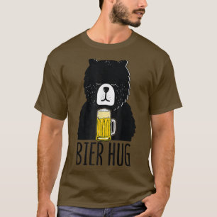Oktoberfest Bier Beer Bären Umarmung Deutsche Bier T-Shirt
