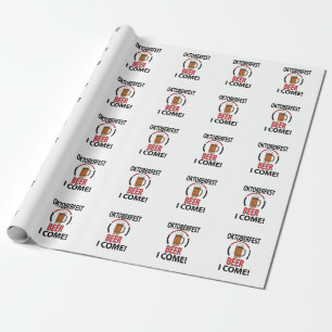 Oktoberfest Bierfest Falknerei - Falconeria Locarn Geschenkpapier