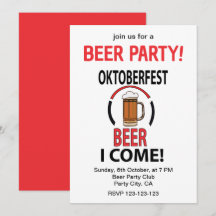 Oktoberfest Bierfest Party Oktoberfest