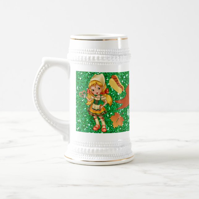Oktoberfest Bierkrug - SRF Bierglas (Links)