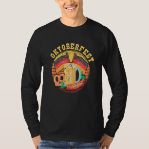 Oktoberfest Biertrinkfest - Deutsche Flagge T-Shirt
