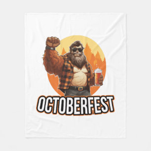 Oktoberfest Bigfoot Fleecedecke