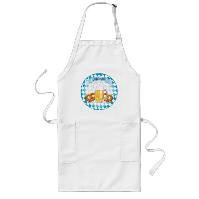 Oktoberfest-Bretzels & Biere Lange Schürze (Vorne)
