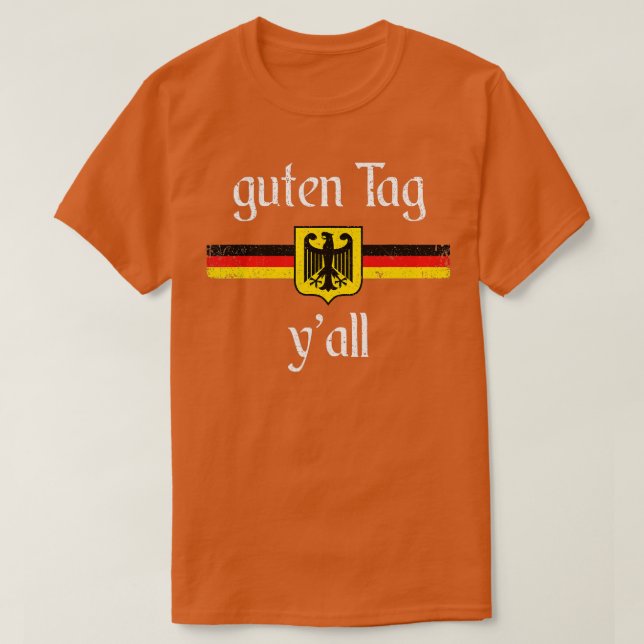 Oktoberfest - Der Adler der deutschen Flagge Prost T-Shirt (Design vorne)