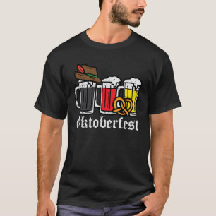 Oktoberfest Deutsche Tassen Spaß Bairische Trachte T-Shirt
