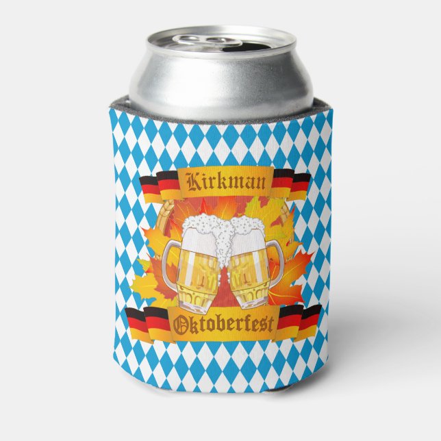 Oktoberfest Deutsches Bier Festival mit Ihrem Dosenkühler (Kanne Rückseite)