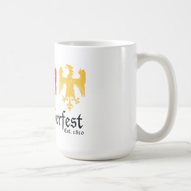 Oktoberfest Est. 1810 Kaffeetasse (Rechts)