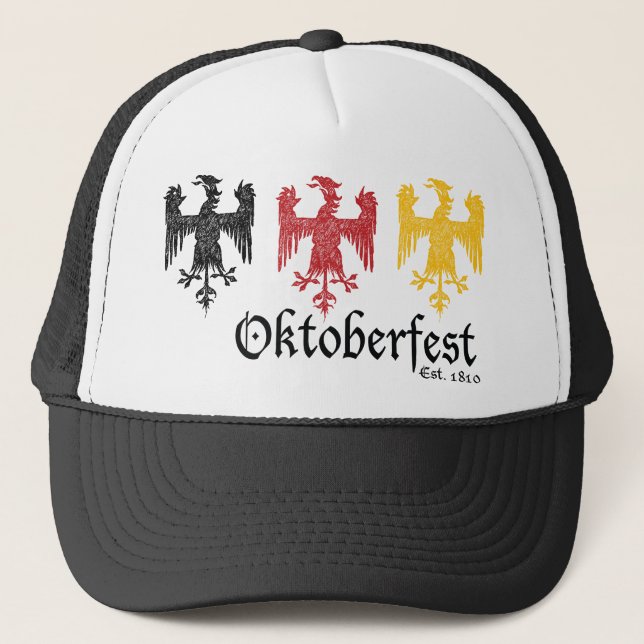 Oktoberfest Est. 1810 Truckerkappe (Vorderseite)