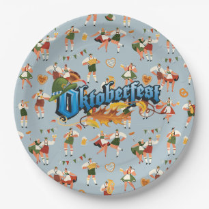 Oktoberfest-Fest  Pappteller