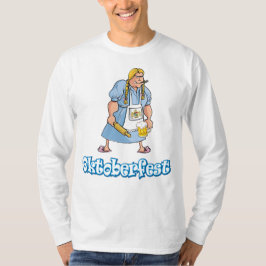 Oktoberfest Funny Drag Queen Beer Waitress T - Shi T-Shirt