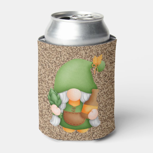 Oktoberfest Gnome Can Cooler Dosenkühler (Kanne Vorderseite)