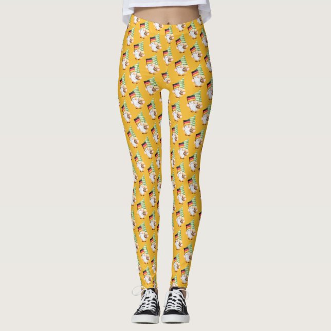 Oktoberfest Gnome Leggings (Vorderseite)