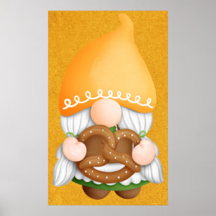 Oktoberfest Gnome Poster