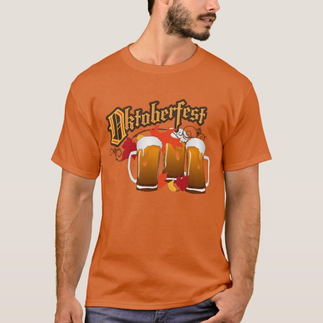 Oktoberfest Herbstbier T-Shirt (Vorderseite)