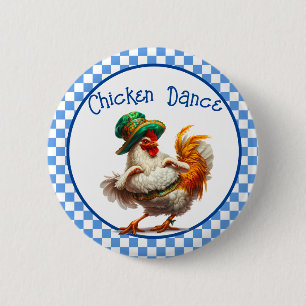 Oktoberfest Hühner Tanz  Button