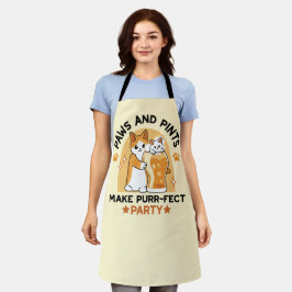 Oktoberfest Katzenpfeifen und Party Schürze